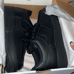 Nike All-Black Athletic Shoes
